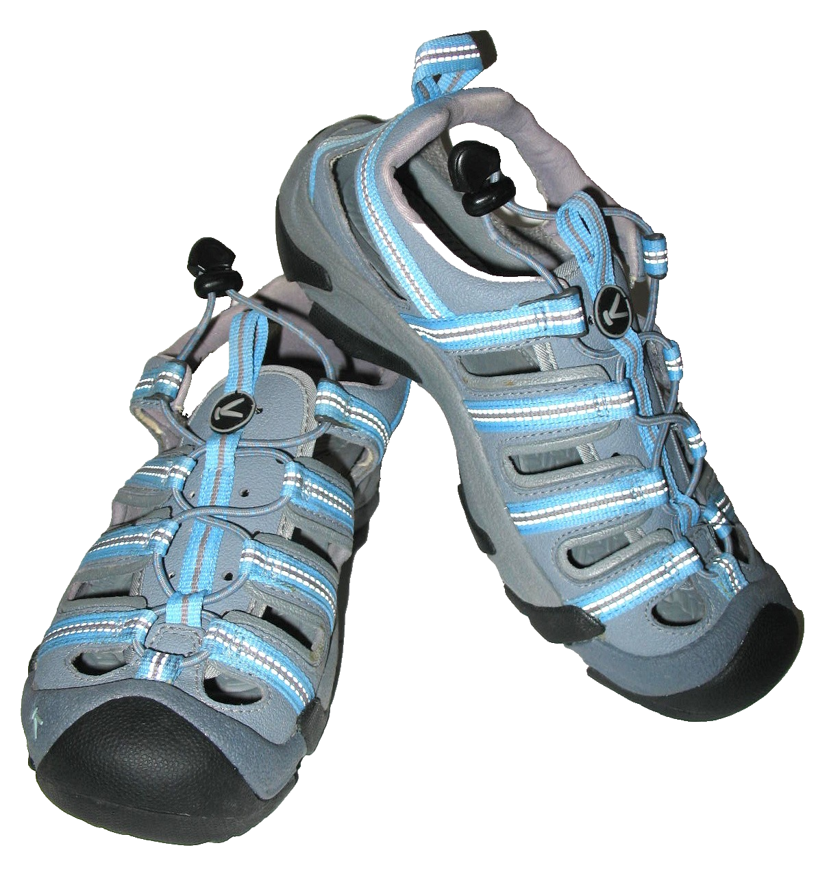 SCARPE SANDALO KEEN BOULDER ESCURSIONISMO ATLETICO donna taglia 8 BLU GRIGIO ottime condizioni