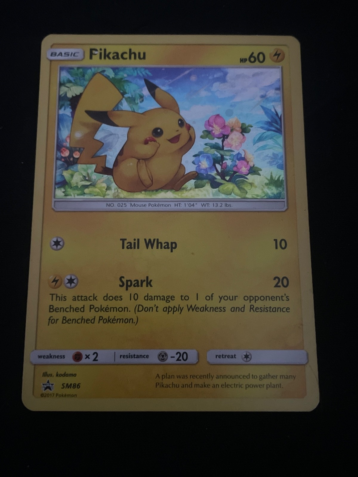 Pokemon Pikachu Shining Legends Coll. Chest Black Star Holo Promo SM86 PSA 10