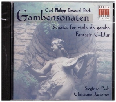 Bach C.P.E. - Sonate für Beinviola / Siedfried Pank · Christiane Jaccottet 