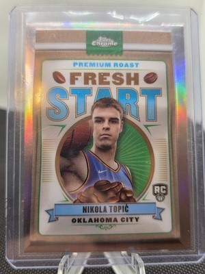 Nikola Topic [Refractor] #FS-9 2024 Topps Chrome Fresh Start