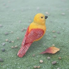 Resin Bird Statue Long-Lasting Attachable Bird Ornament Waterproof for Patio