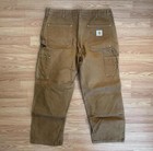 Carhartt khaki double knee  Pants for Men Reinforced Knees Construction Industry — photo 2
