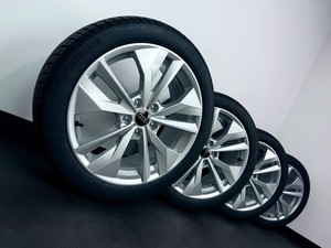 NOWOŚĆ! Oryginalny 18 cali Audi A3 S3 8Y Winter Koła DOT2025! 8Y0601025AC