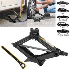 2 Ton Tonne Scissor Wind Up Jack for Car Van - with Crank Speed Handle -BIG SALE