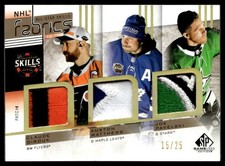 22-23 SP Game Used NHL  Trios Patch 15/25 Giroux Auston Matthews Joe Pavelski
