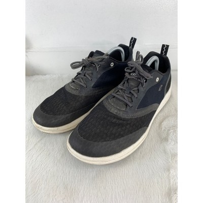 Sperry Men s Fathom Black Lace-Up Sneakers Size 11 Casual Athletic Walking Shoes