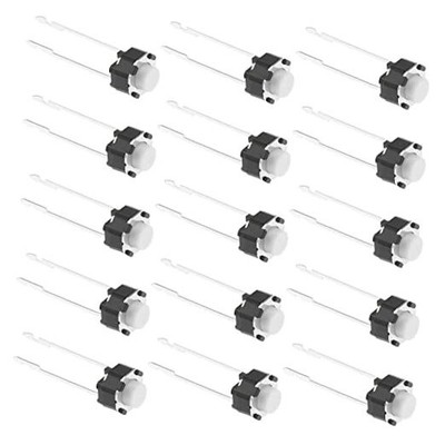  50Pcs Micro Momentary Push Button Switch Replacement Momentary Tactile Tact 
