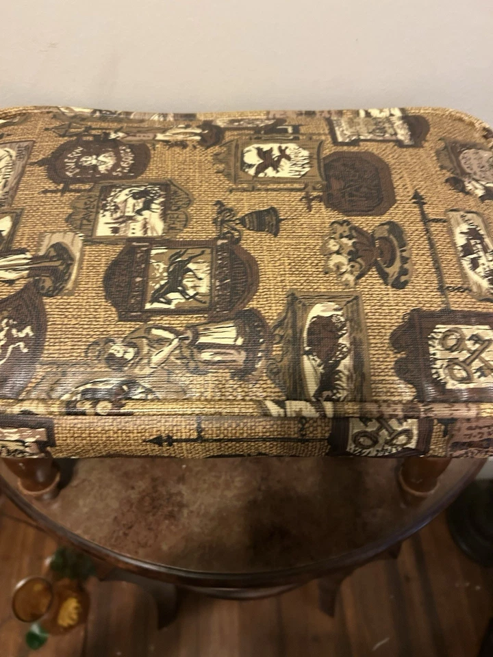 Reposapiés de vinilo vintage Babcock Phillips años 70 Foto 3 de 4