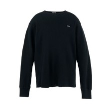 Saint Michael Thermal Long Sleeve T-Shirt Black Size L