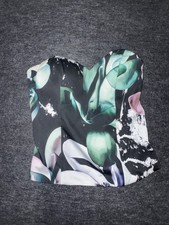 Bebe Corset Womens Small Multicolor Abstract ...