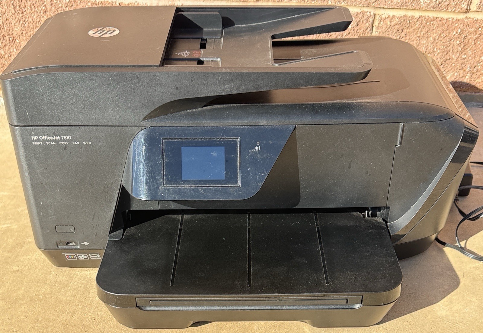 HP Office Jet 7510 Wide Format All In One Printer Full Ink Works Perfectly!