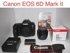 Excellent condition Canon EOS 6D Mark II prime lens set