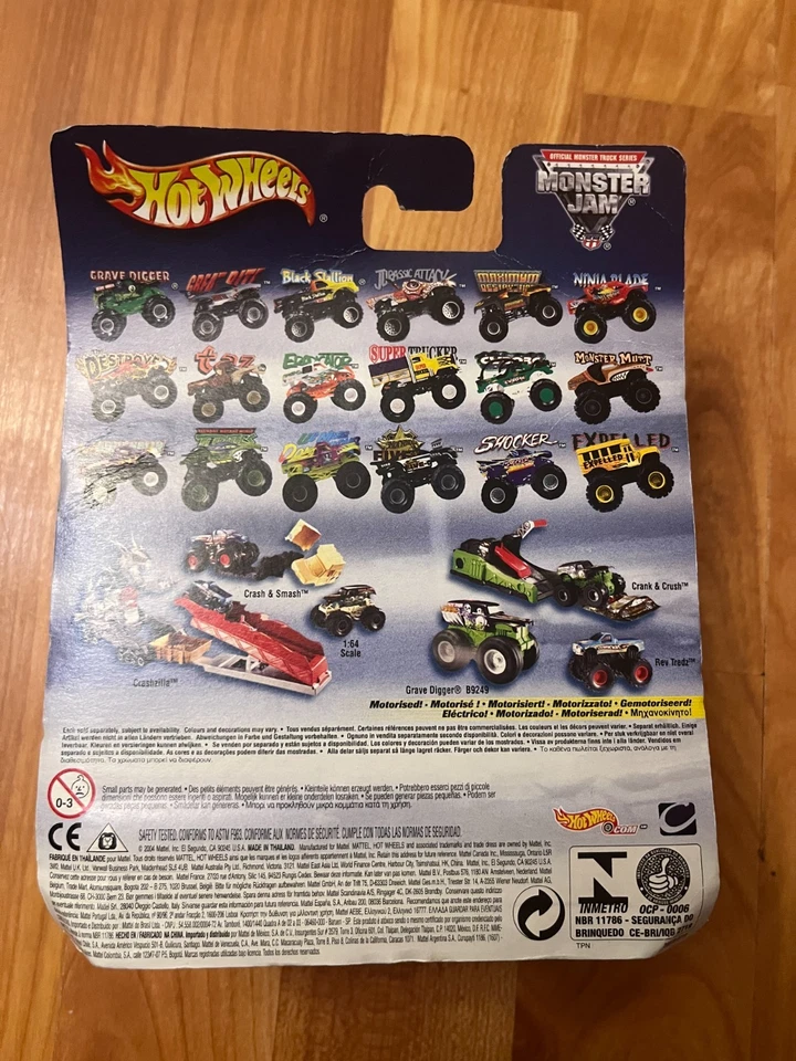 Hot Wheels Monster Jam 2004 1:64 Sergeant Smash #20 Hummer    Foto 3 de 3