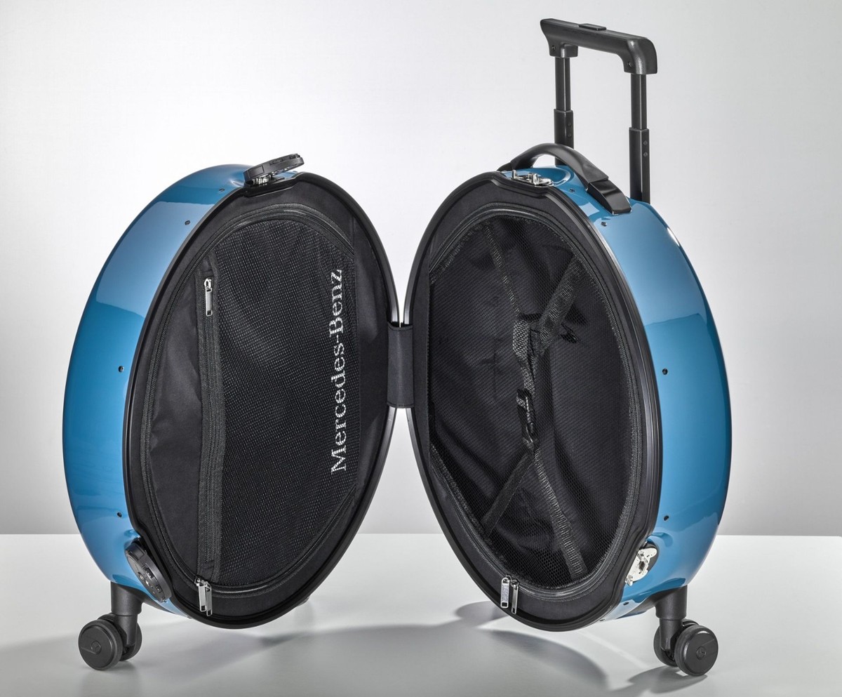 Genuine Mercedes Benz G Class Suitcase Luggage Bag Blue B67960057