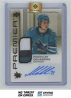 2024-25 Upper Deck Premier Rookie Auto Patch Bronze Macklin Celebrini /99 #AR-MC