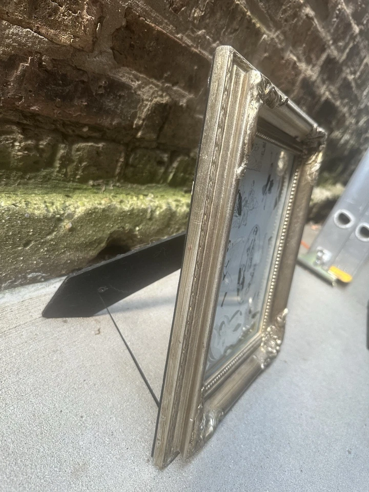 Vintage French Noir Illustration Print Framed Gold Art Deco Erotic Style Drawing - Image 3 of 4