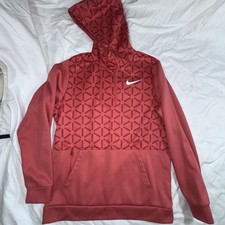 Woman s Nike Therma Fit Orange Salmon Size Medium Hoodie 021
