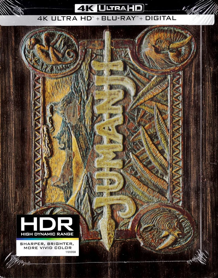 JUMANJI (1995) US EXCLUSIVE 4K UHD BLU-RAY STEELBOOK ** NEW & SEALED !! ** - Image 4 of 4
