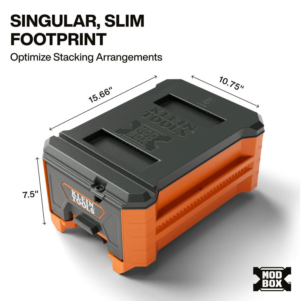 Klein Tools Modbox Compact Single Drawer, Half Width
