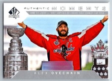 2018 SP Authentic Alexander Ovechkin Autograph Limited #1 card