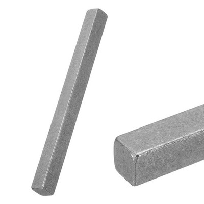 1/2''x1/2''x6'' 45# Cold-Drawn Square Steel Key Stock Rod