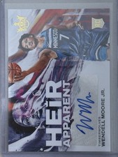 2022-23 Panini Court Kings - Heir Apparent #HA-WMJ Wendell Moore Jr. /199 (Auto)