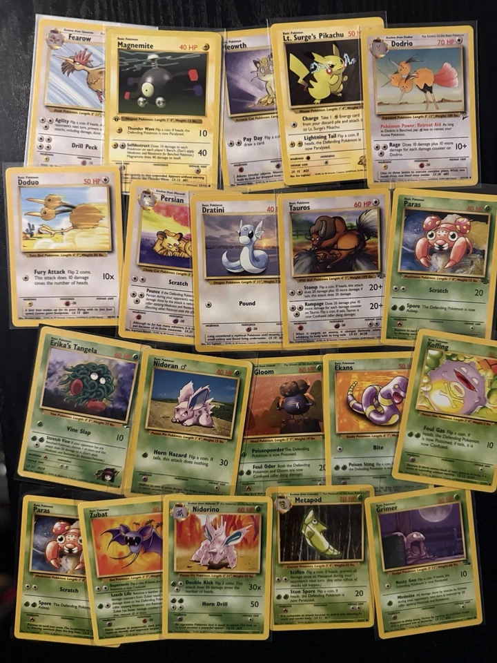 Lote de Cartas Pokémon De Colección WOTC Holo Primera Edición Etc Snorlax Foto 4 de 4