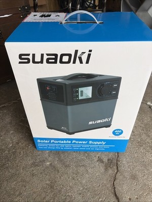 Suaoki PS5B 400Wh Solar Portable Power Station Supply Generator Brand New NIB