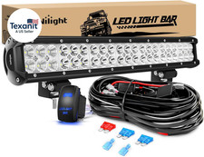 LED Light Bar 20 Inch 126W Spot Flood Combo Led off Road Lights 12V 5Pin Rocker