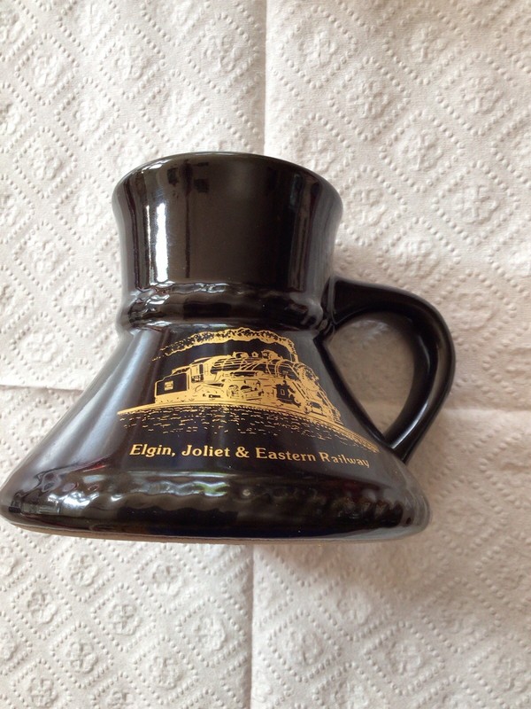 Elgin, Joliet, and Eastern Railway Coffee Mug. Unique. E J & E Railway.