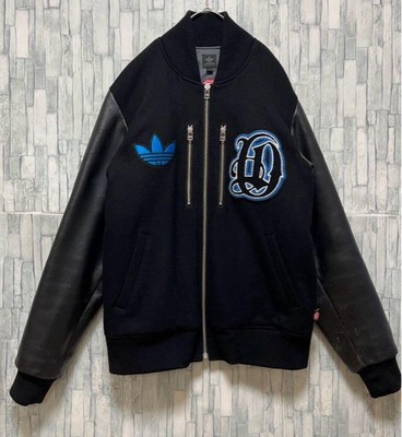 L Size Stadium Sukajan Jacket Adidas Blouson Trefoil Leather