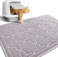 Katzenstreu Matte 90 X 60 Cm Wasserdicht Rutschfest Katzenklo Unterleger Coffee
