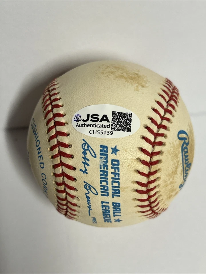 Frank Robinson Signed Baseball ROAL Ball 586 Baltimore Orioles JSA COA - Image 4 of 4