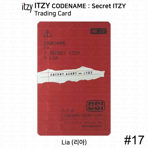 ITZY CSI Code Name Secret ITZY Trading Card Photocard Yeji Lia Ryujin Chaeryeong - Picture 36 of 108