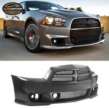 Fits 11-14 Dodge Charger SRT8 PP Front Bumper Cover Conversion  Kit W/ ACC