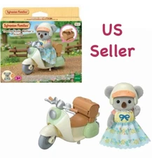 Sylvanian Families Treetop Koala Mother's Scooter Set RARE Calico Critter