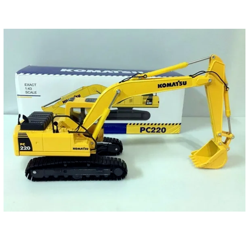 1/43 PC220-8 Diecast Model Car Komatsu Tracked Excavator Hydraulic Breake Truck - Picture 2 of 10
