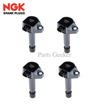 4 pcs OEM NGK 48722 Ignition Coil 30520RNAA01 For Honda CIVIC Accord CRV 1.8L