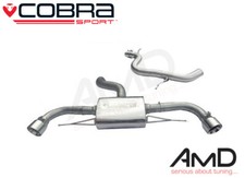 Cobra Audi TT MK2 Cat Back Exhaust 1.8 TFSi 2.0 TFSi 2WD AU36 Dual Exit
