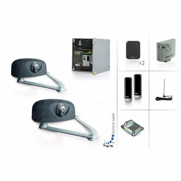 Set Drehtorantrieb Nice Hyppo 7005 FüR 2-Flgl. Tore-image
