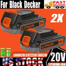 1.5AH 20V LITHIUM BATTERY REPLACEMENT FOR BLACK AND DECKER LBX20 LBXR20 NEW PACK