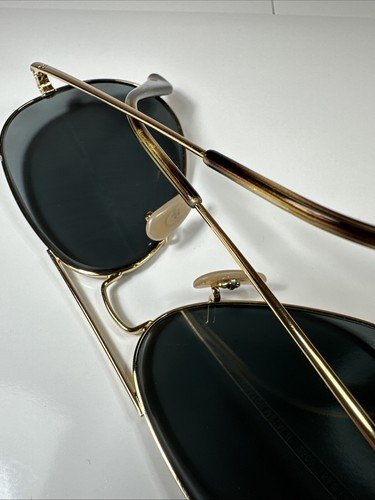 Ray Ban Gold Aviator Metal II Sunglasses/Frames RB 6489 2500 58-14-140 w/Case - Picture 11 of 14