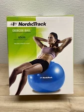 NordicTrack Indoor Exercise Ball & Pump Sculpt And Strengthen Your Entire Body