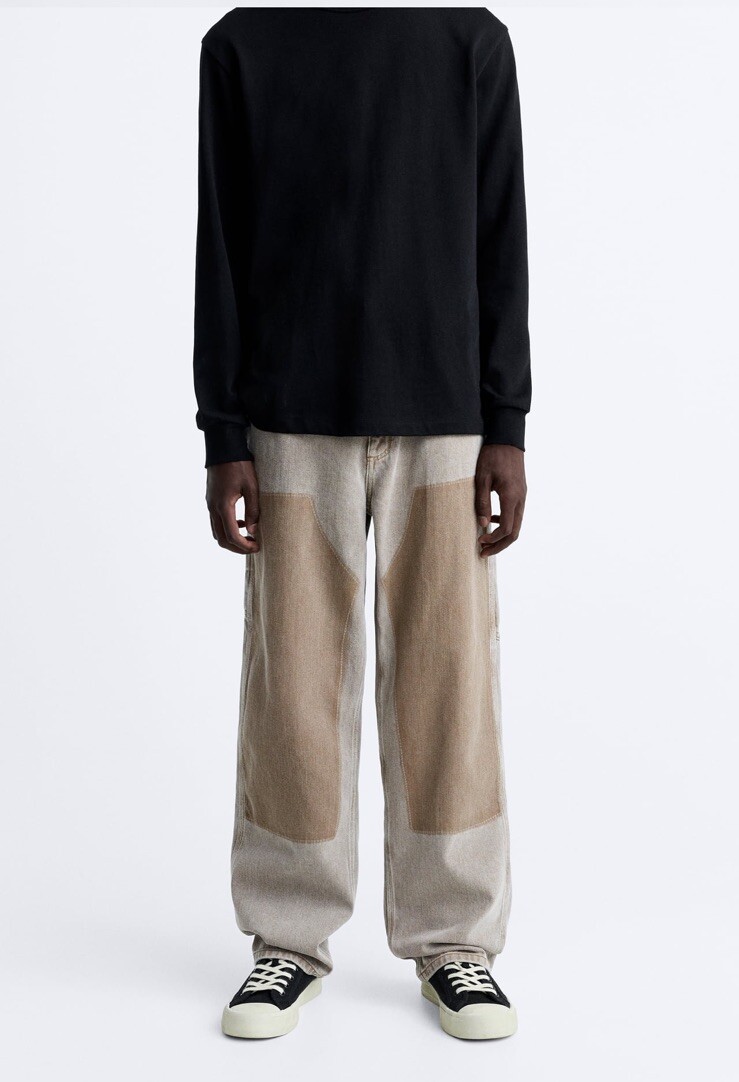 carpenter pants zara