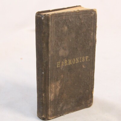 Universal Harmonist 1868 Book of Songs James Walker Christian Reform Pocket 5x3''