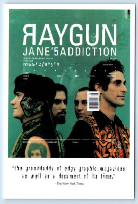 Raygun Janes Addiction 4x6 advertisement Postcard