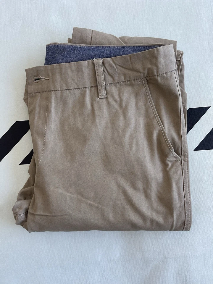 Pantalones Kith Classics Mercer Caqui Talla 32 100 % Auténticos Foto 4 de 4