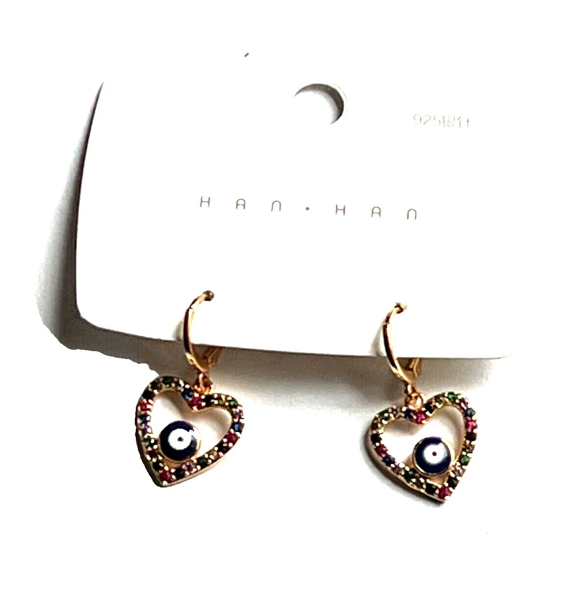 Hoop Pendientes de Moda enchapado en oro Amarillo de amor