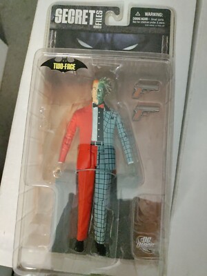 TWO-FACE 2008 DC Direct Rogues Gallery Secret Files Batman villain 7  figure MIB