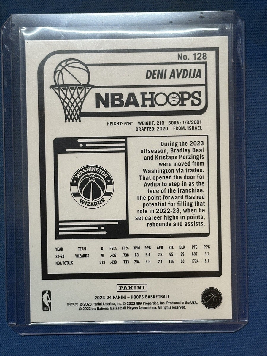 2023-24 NBA Hoops Red Explosion Parallel Deni Avdija 09/15